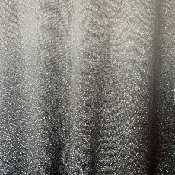 Blue Morgan sweater sparkly ombré silver grey glitter fall winter knitted top - Picture 3 of 5